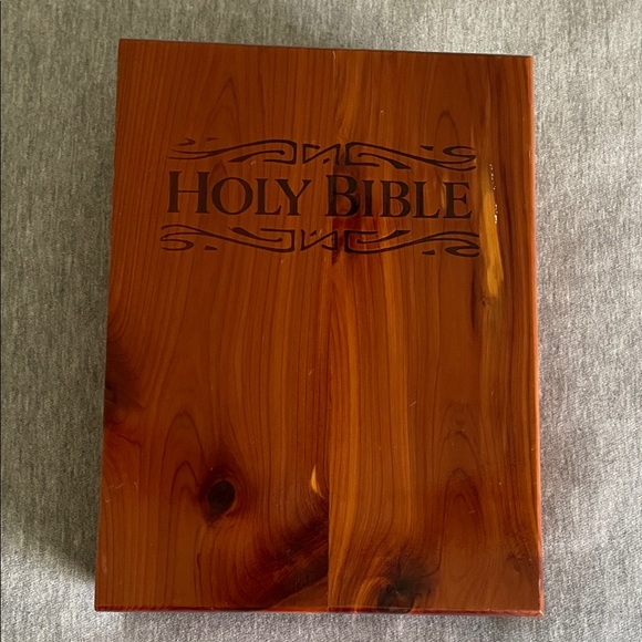 Other - Holy Bible in Cedar Wood Presentation Box
